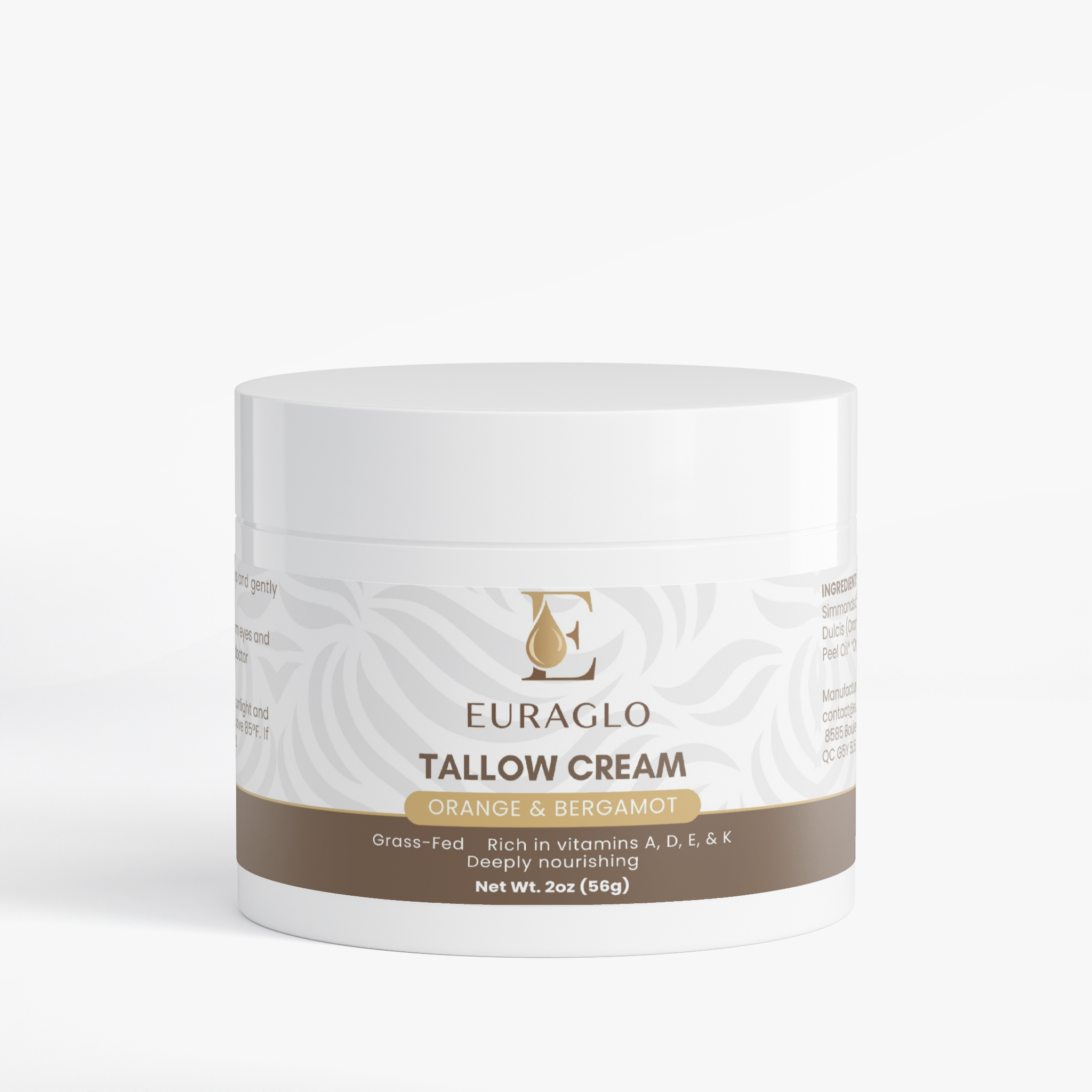 Tallow Cream Orange & Bergamot